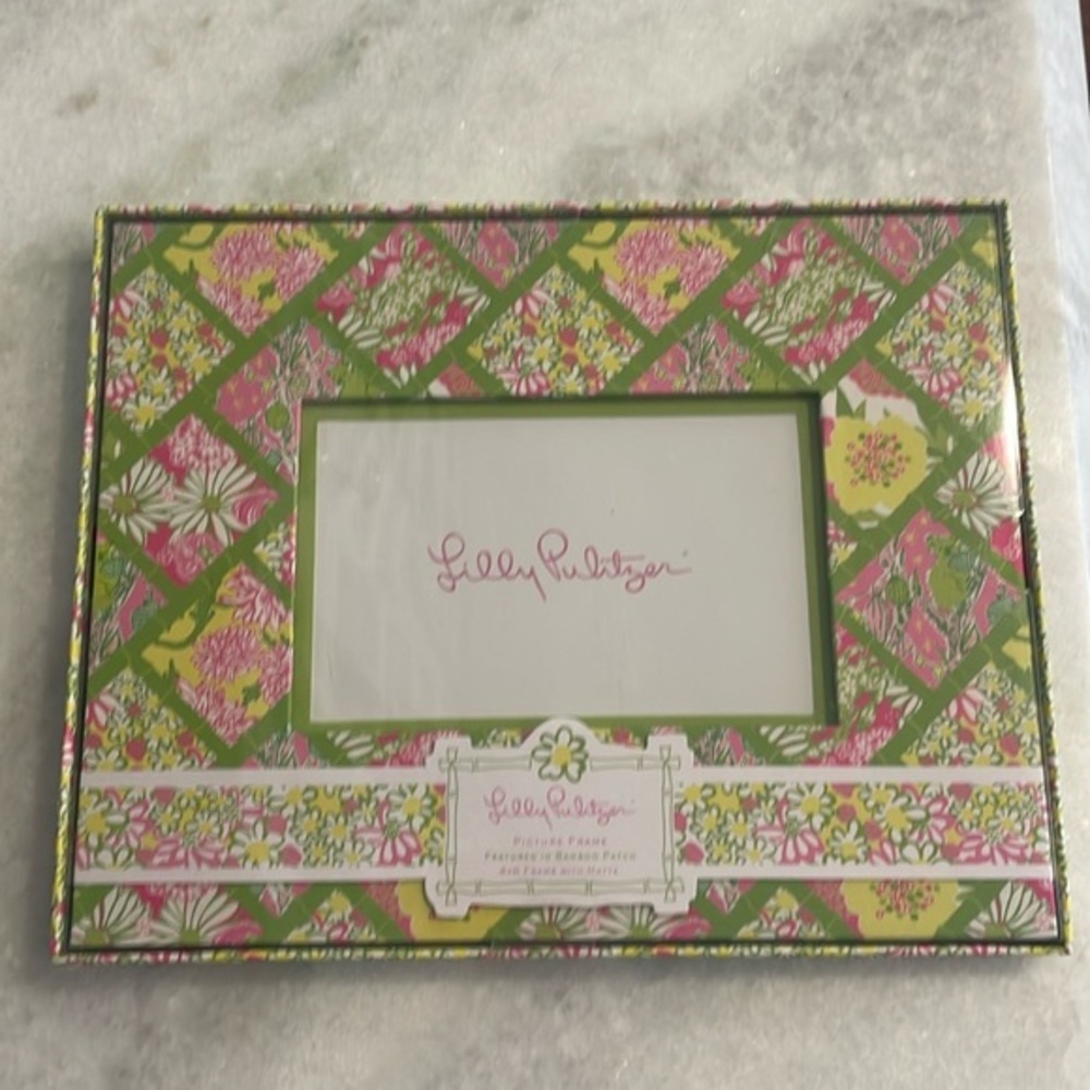 Lilly Pulitzer Picture Frame Bamboo Patch